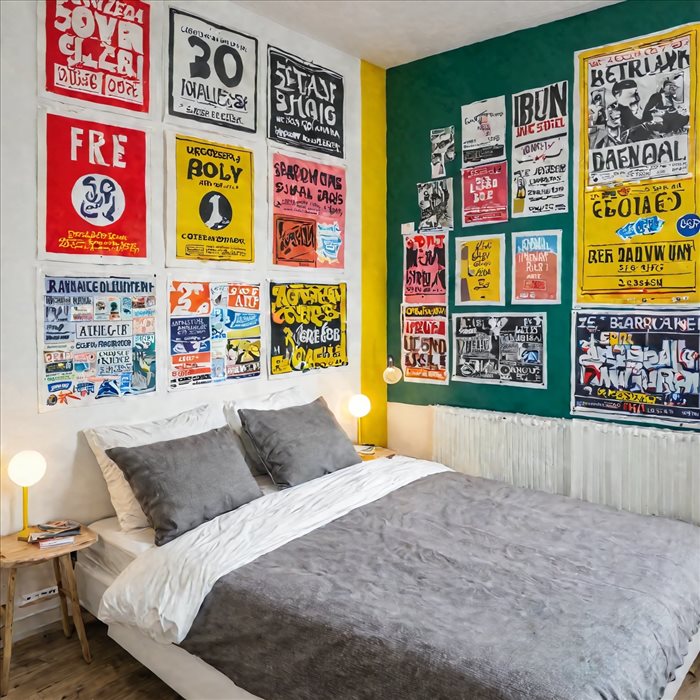 Décoration originale de chambre d'ado