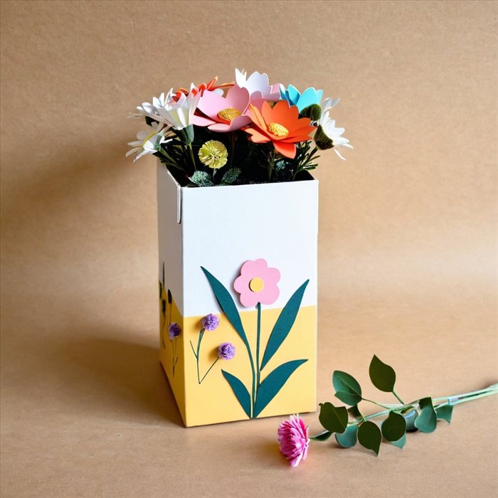Décoration Facile d’une Boîte en Carton