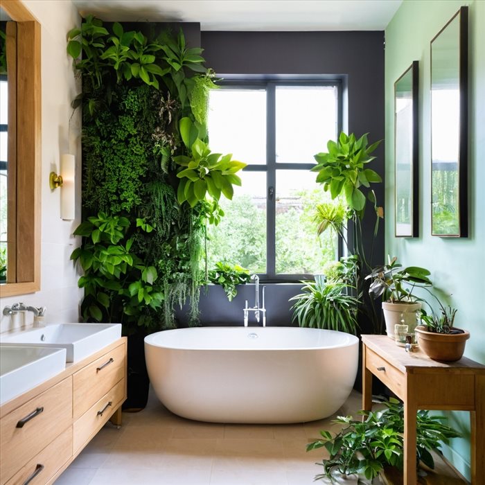 Décoration Élégante de Salle de Bain