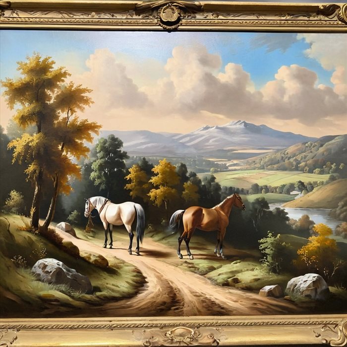 Reconnaître un Tableau Ancien de Paysage Authentique