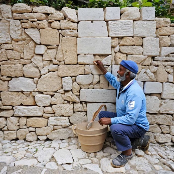 Piquetage de Mur en Pierre