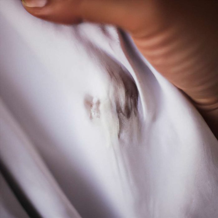 Retirer une Tache de Sang sur Vêtement Blanc