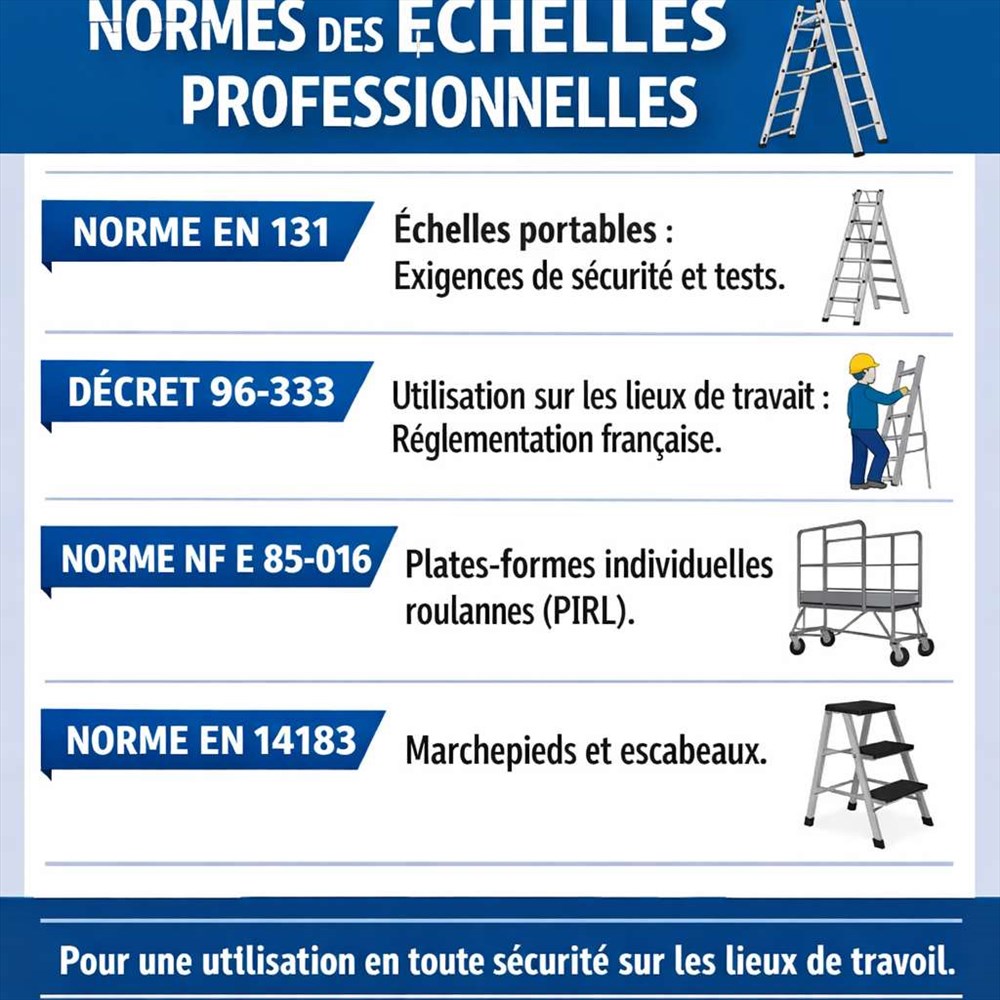 Normes des Échelles Professionnelles : Sécurité et Réglementation