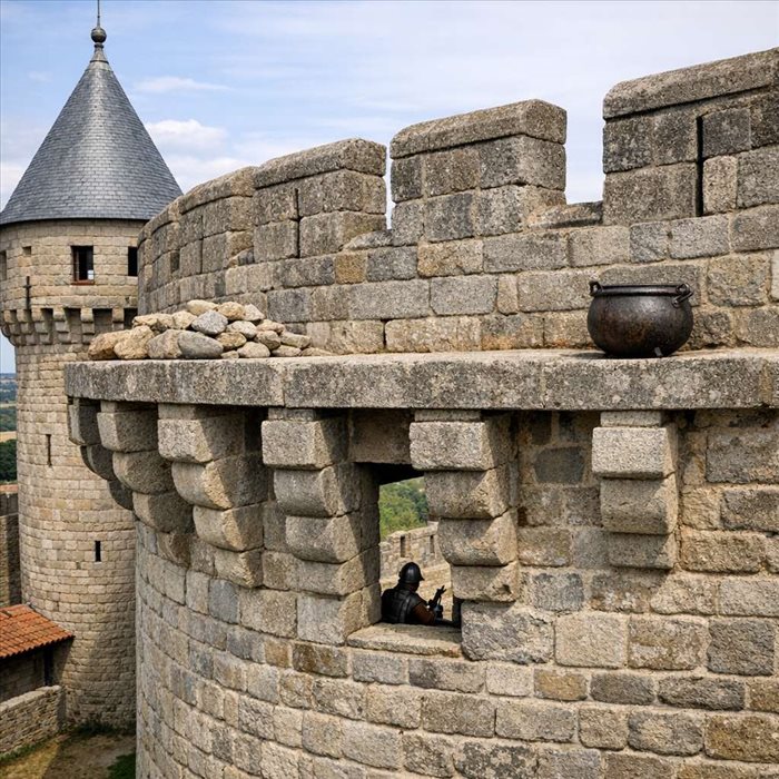 Pourquoi les châteaux forts avaient-ils des mâchicoulis ? | Guide