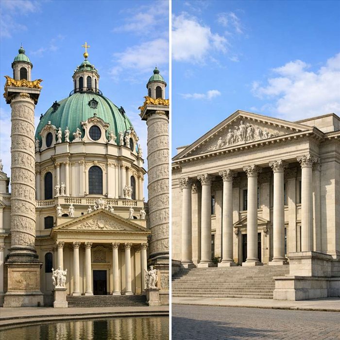 Architecture baroque et classique : différences, exemples et clés