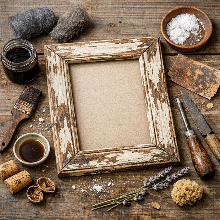 Comment faire vieillir un cadre en bois naturellement ? | Guide simple