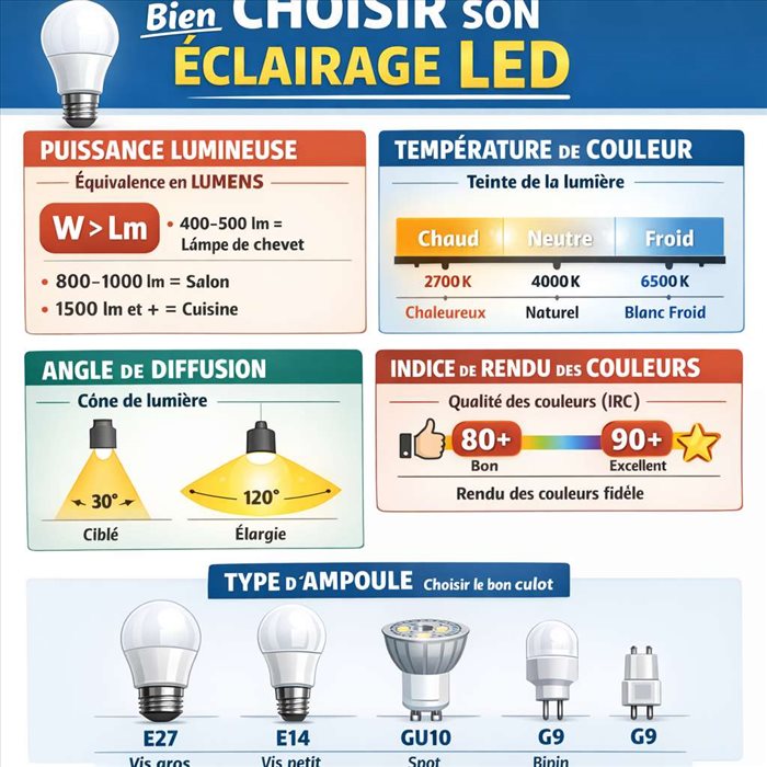 Rénovation d’appartement : bien choisir son éclairage LED