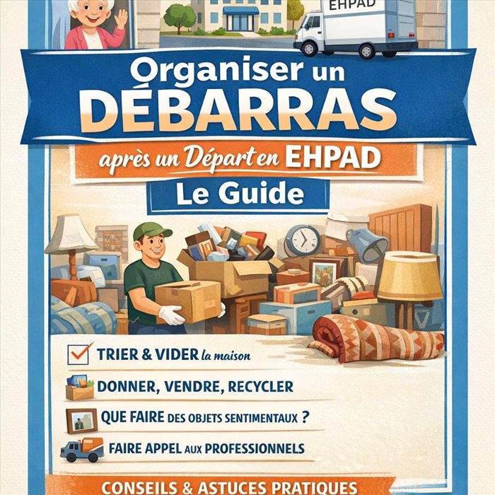 Organiser un débarras après un départ en EHPAD : le guide