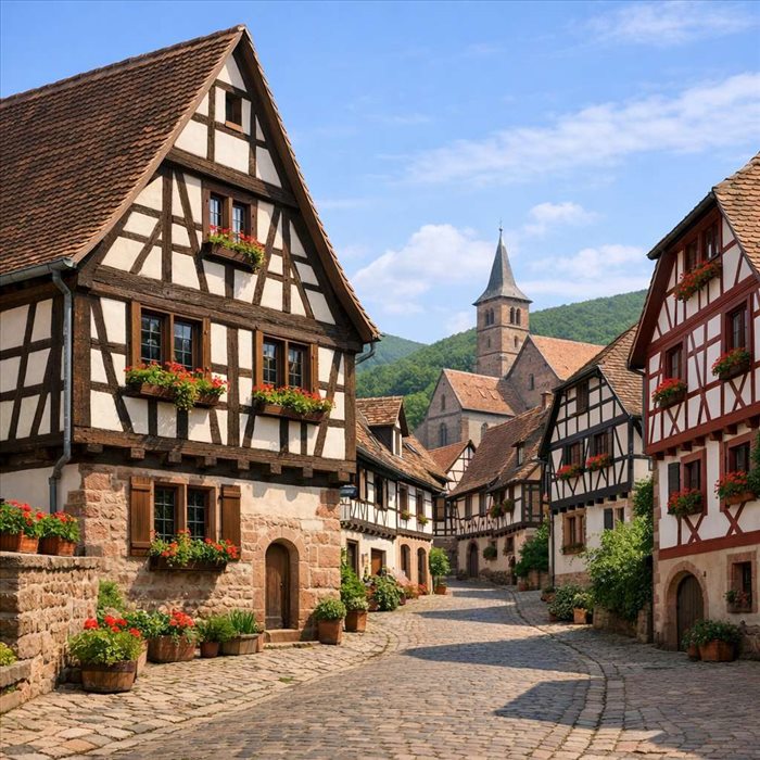 Pourquoi les maisons à colombages sont-elles si répandues ?