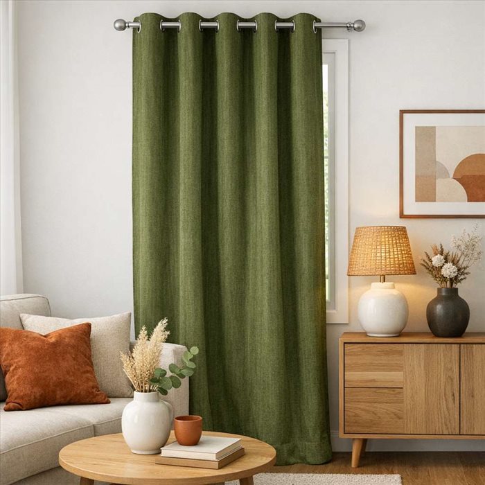 Rideau vert olive : quelles couleurs associer pour bien décorer ?