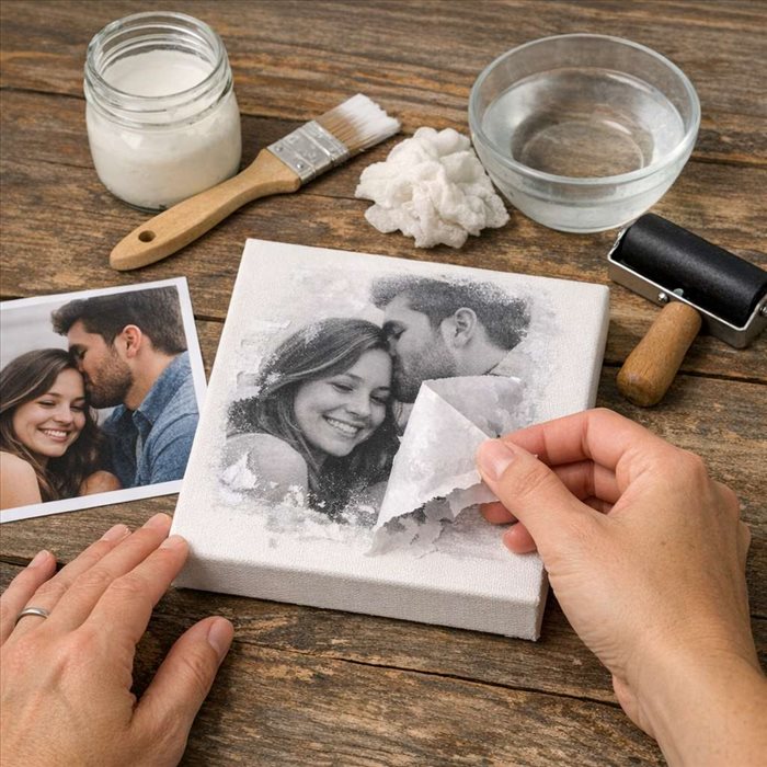 Transfert photo sur toile : guide simple pour réussir