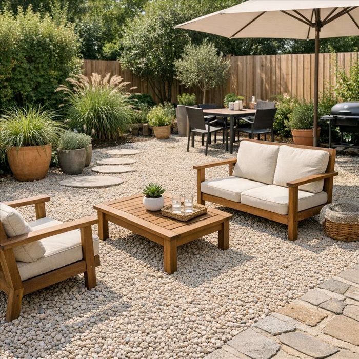 Terrasse en gravier : guide complet pour une pose réussie