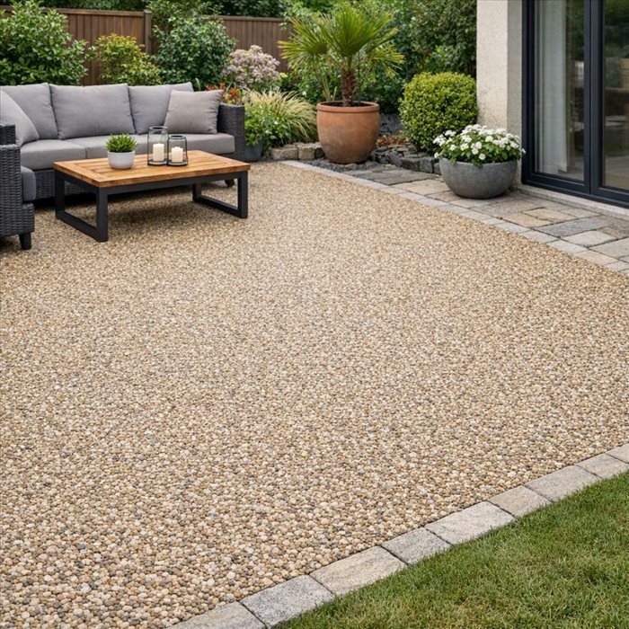 Terrasse en gravier résine : guide complet pour bien choisir