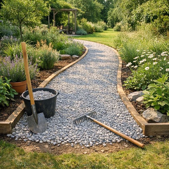 Comment créer une allée de jardin en gravier | Guide complet