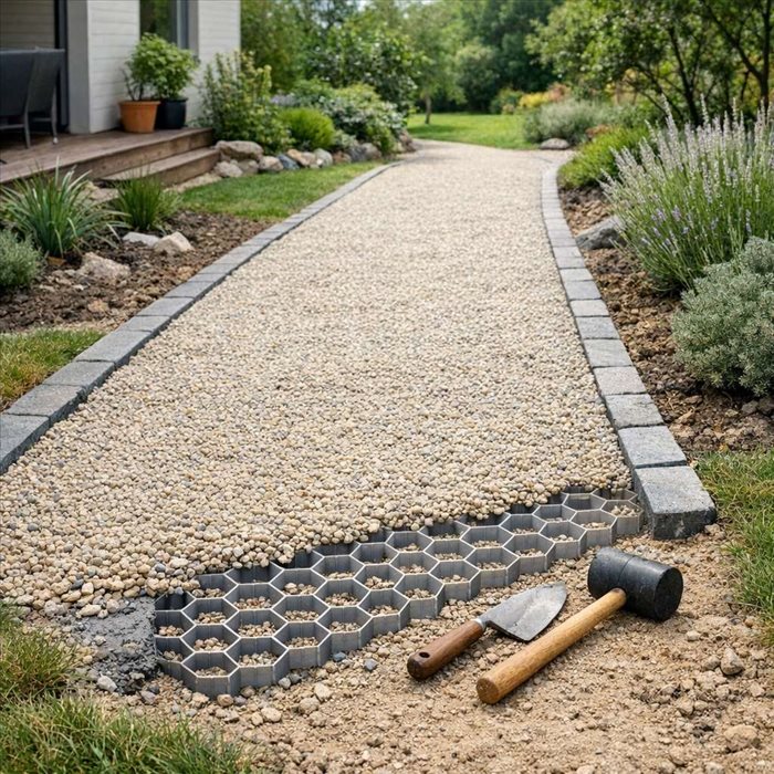 Allée en gravier stabilisé : guide complet pour réussir votre projet