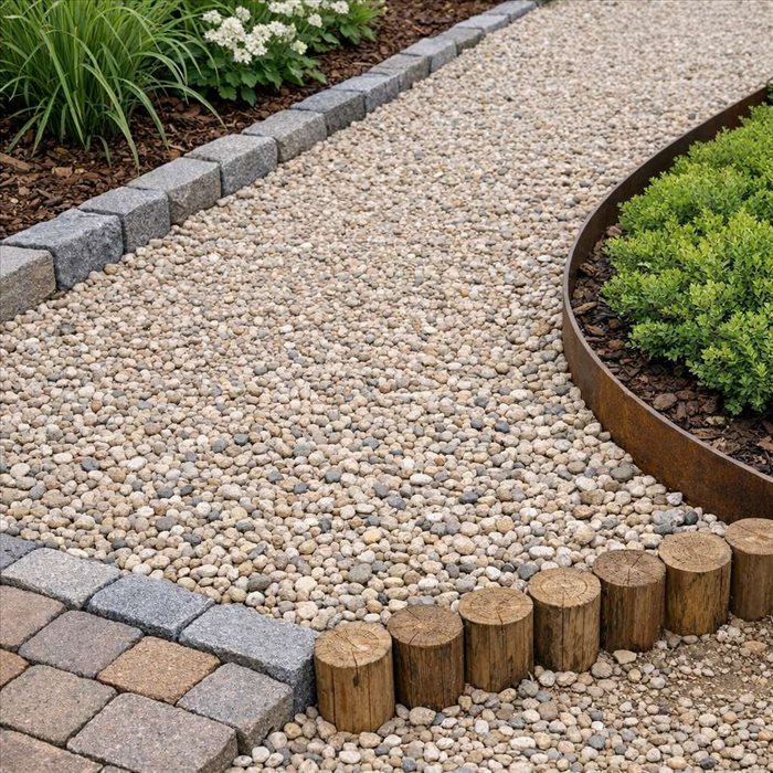 Quelle bordure choisir pour une allée en gravier ? Guide complet