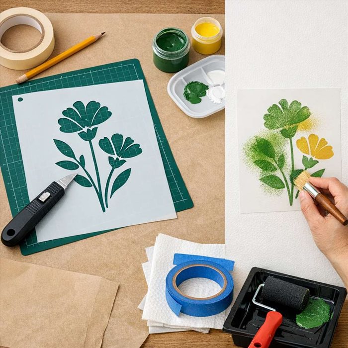 Comment faire un pochoir mural réutilisable soi-même ?