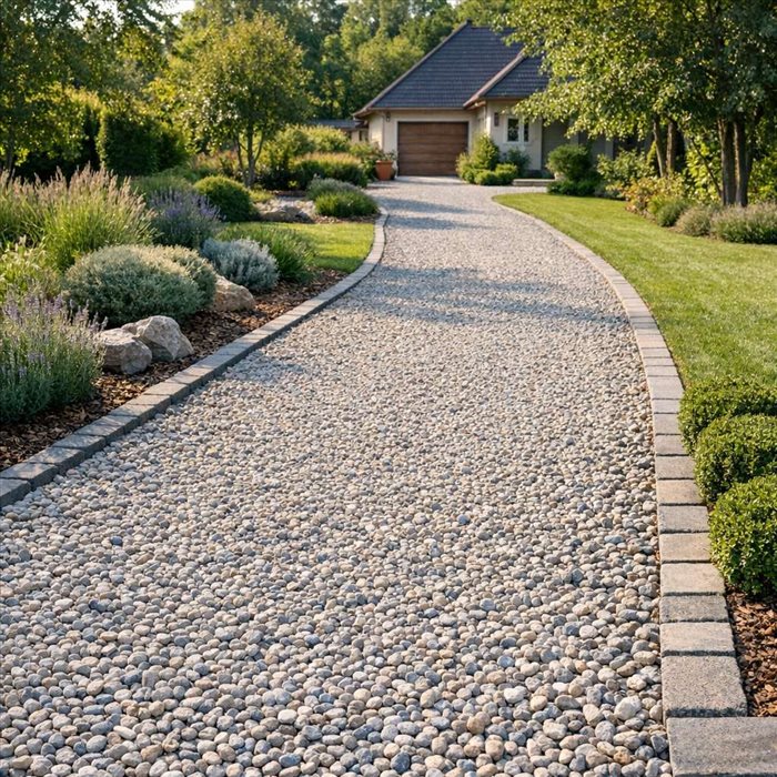 Allée en gravier durable : guide complet pour bien la créer
