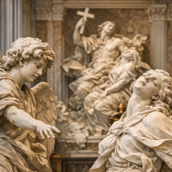 Caractéristiques de la sculpture baroque : mouvement, émotions et théâtralité