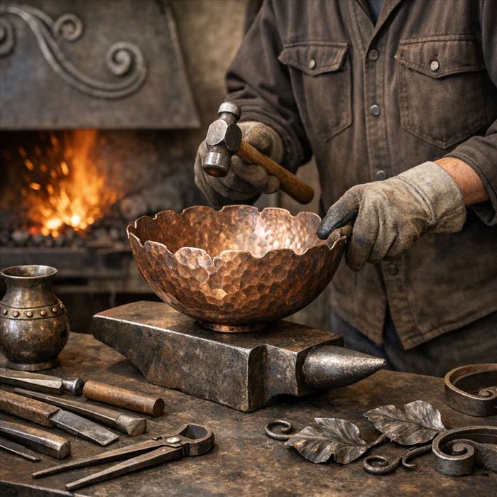 Chaudronnerie d’art : techniques pour façonner le métal | Guide