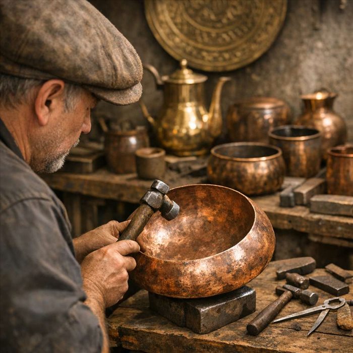 Qu’est-ce qu’un dinandier ? Définition et origine du métier