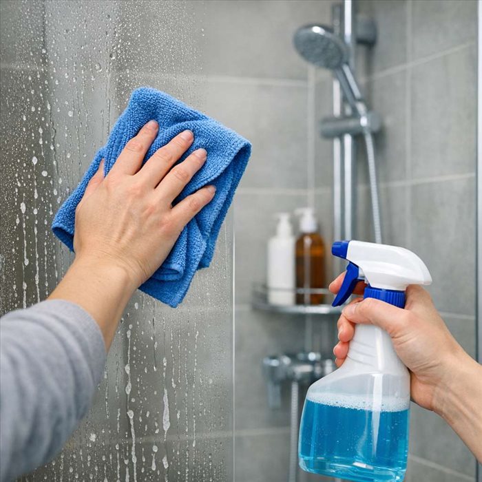 Comment entretenir une paroi de douche en verre sans effort ?