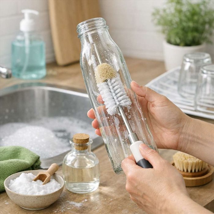  Nettoyer une bouteille en verre : méthodes simples et efficaces 