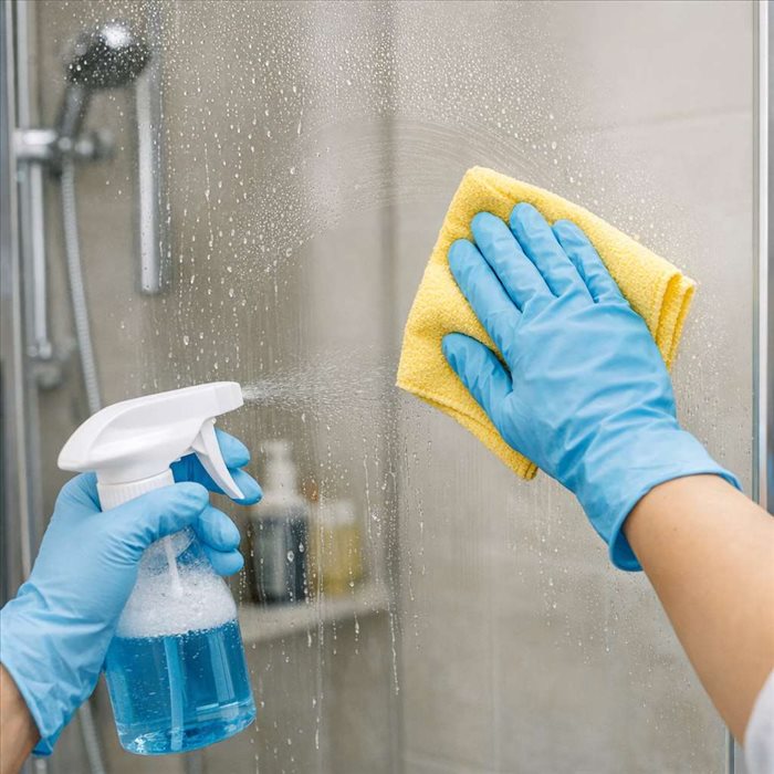 Comment nettoyer une paroi de douche vitrée sans traces ?