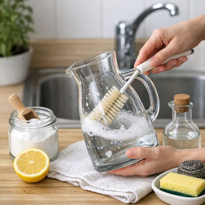 Comment nettoyer une carafe en verre efficacement ? | Guide pratique